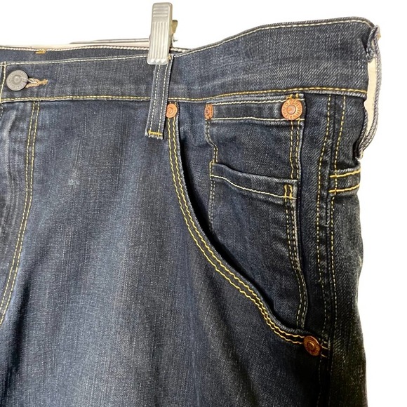 Levi’s 569 Loose Straight Dark Wash Jeans 44 x 32 - Picture 2 of 8